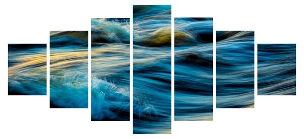Obraz - Vlny (210x100 cm)
