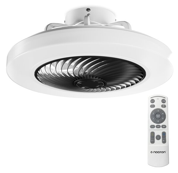 Noaton 12050B Triton, černá, stropní ventilátor se světlem