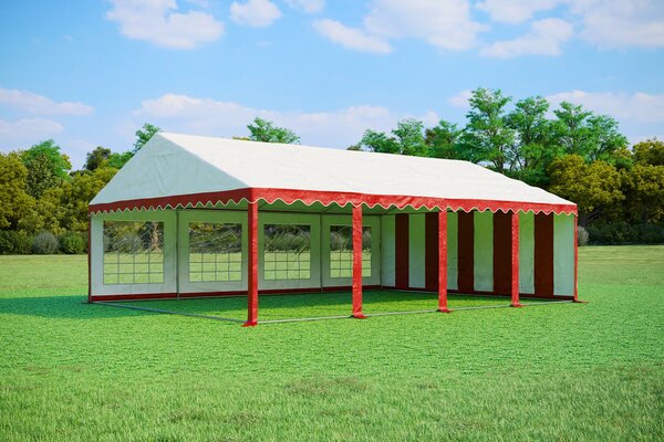 Párty stan 6x8 m PREMIUM - ohnivzdorný barva Bílá