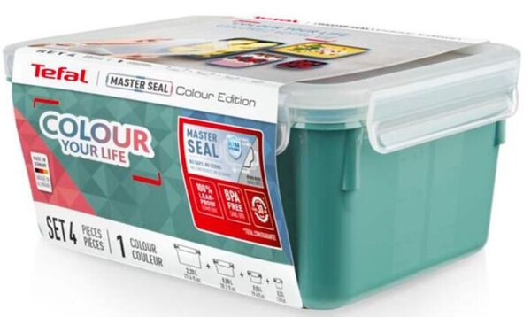 Master Seal Color Dózy, set 4 ks, zelená TEFAL N1031010