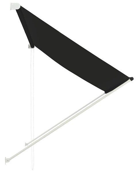 Zatahovací markýza antracitová 200 x 150 cm 143759