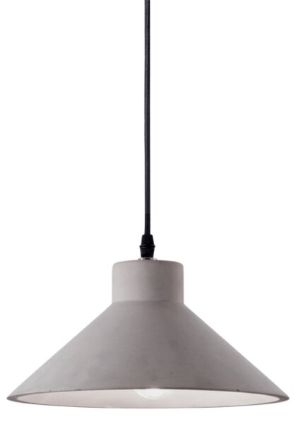 Závěsné svítidlo Ideal lux 129099 OIL-6 SP1 cementu 1xE27 15W černá