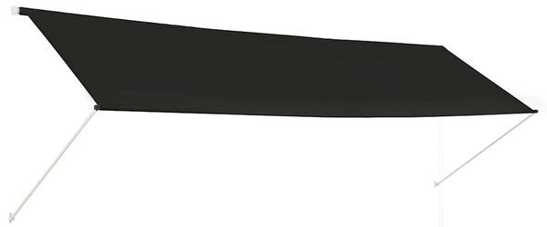 Zatahovací markýza antracitová 400 x 150 cm 143763