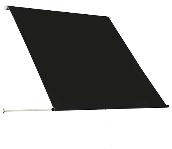 Zatahovací markýza antracitová 150 x 150 cm 143758