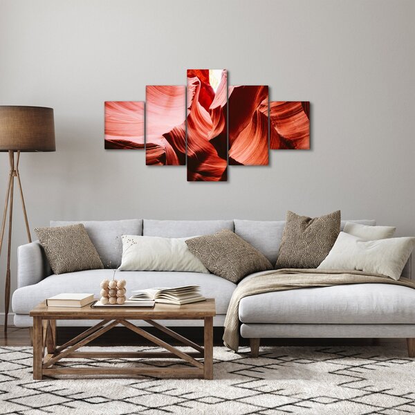 Obraz červených skal (125x70 cm)