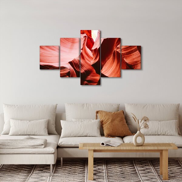 Obraz červených skal (125x70 cm)