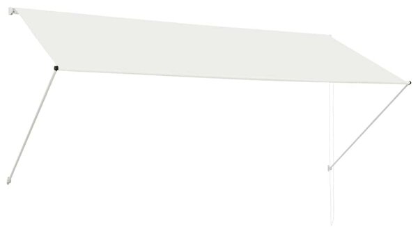 Zatahovací markýza krémová 300 x 150 cm 143767