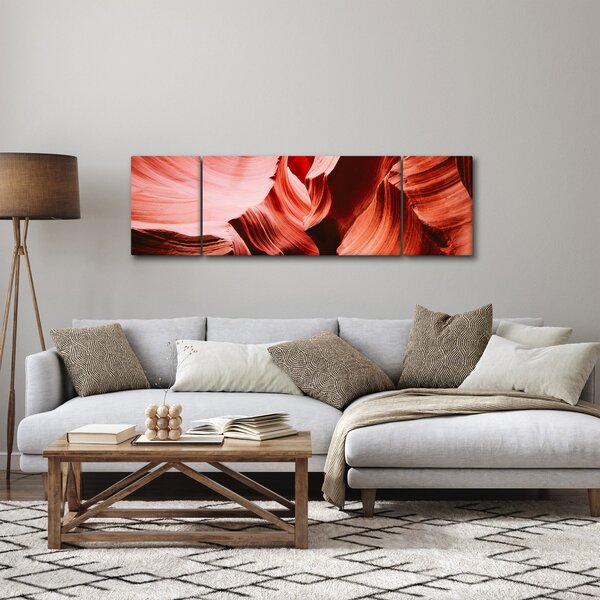 Obraz červených skal (170x50 cm)