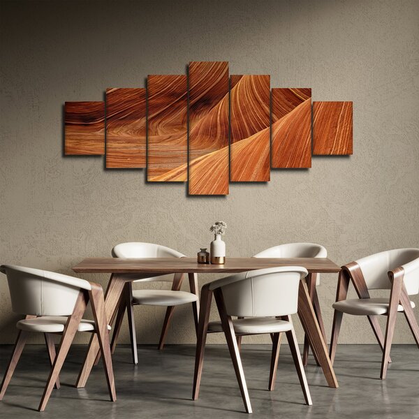 Obraz - Červený písek (210x100 cm)