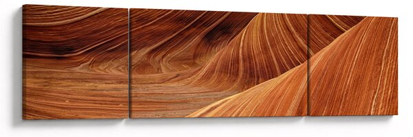 Obraz - Červený písek (170x50 cm)