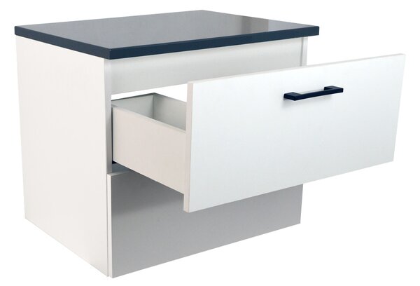 Comodo Koupelnová skříňka pod deskové umyvadlo Agria NEW W 60-HD - bílá/antracit