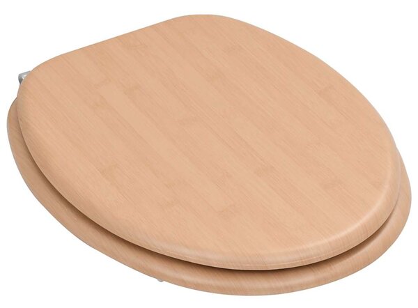 WC sedátko s víkem MDF motiv bambusu 143927