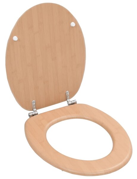 WC sedátko s víkem MDF motiv bambusu 143927