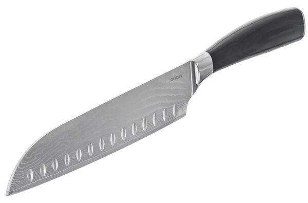 Kuchyňský nůž santoku 18,5 cm, damašková ocel ORION 831176