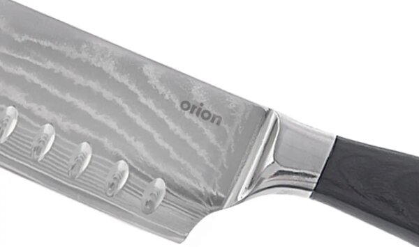 Kuchyňský nůž santoku 18,5 cm, damašková ocel ORION 831176