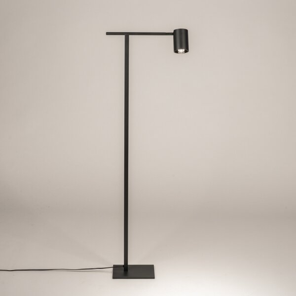 Stojací lampa s dotykovým stmívačem Mezzo Black (LMD)