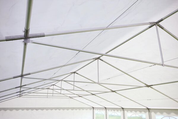 Párty stan 8x8 m PREMIUM - ohnivzdorný barva Bílá
