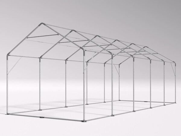 Párty stan 4x10m Max+ 2,6m - ohnivzdorný barva Bílá
