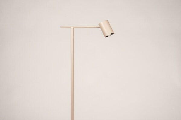 Stojací lampa s dotykovým stmívačem Mezzo Taupe (LMD)