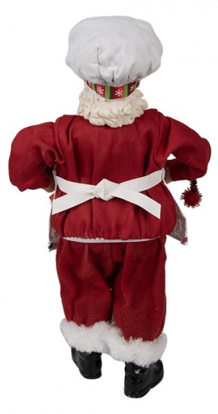Figurka Santa Clause s vánočním řetězem – 28 cm