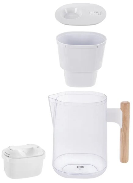 Whiteline Filtrační konvice 3 l + filtr,plastová, bílá ORION 156033