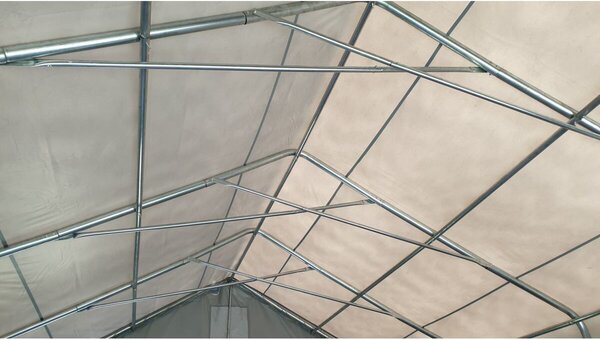 Mobilní skladová hala 6x8m PVC 720HD Professional barva Šedá