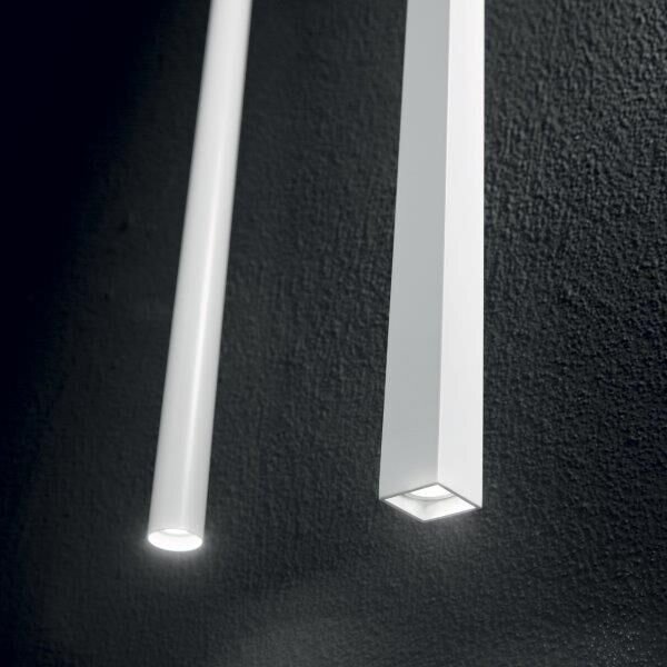Závěsné svítidlo Ideal lux 156682 Ultrathin SP1 SMALL ROUND BIANCO 1xLED 12W / 760lm 3000K bílá