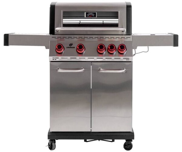 Black 4.1. Inox Plynový gril LANDMANN 15482