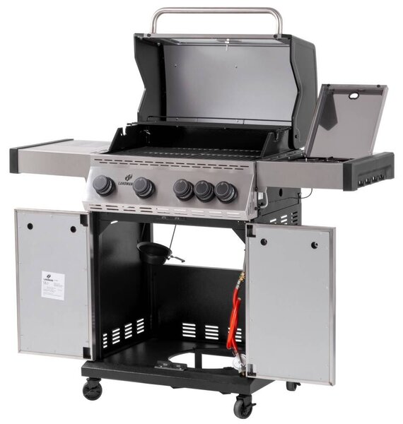 Black 4.1. Inox Plynový gril LANDMANN 15482