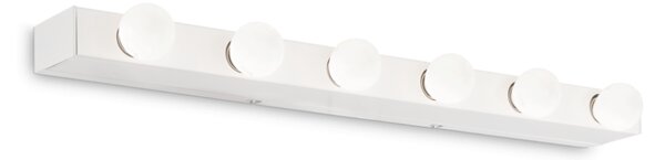 Nástěnné svítidlo Ideal lux 159423 PRIVE AP6 BIANCO 6xE14 40W