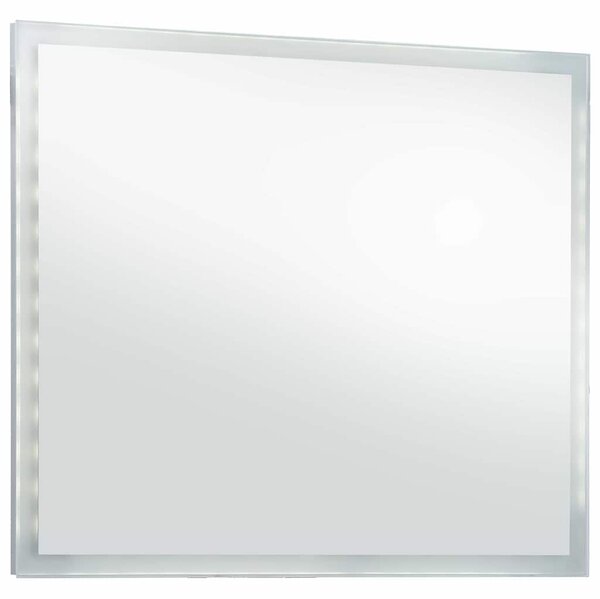 Koupelnové nástěnné zrcadlo s LED osvětlením 60 x 50 cm 144726
