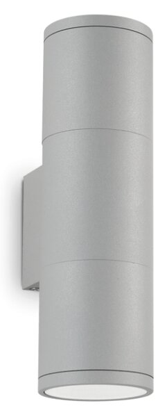 Exteriérové ​​nástěnné svítidlo Ideal lux 163628 GUN AP2 SMALL GRIGIO 2xGU10 35W IP44 IP44