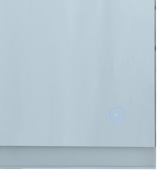 Koupelnové zrcadlo s LED světly a dotykovým senzorem 80 x 60 cm 144733