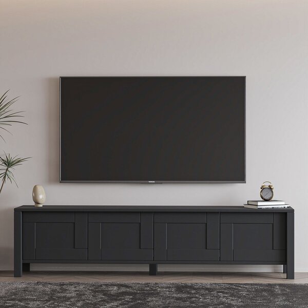 TV stolek/skříňka Vasel (antracit). Akce -18%