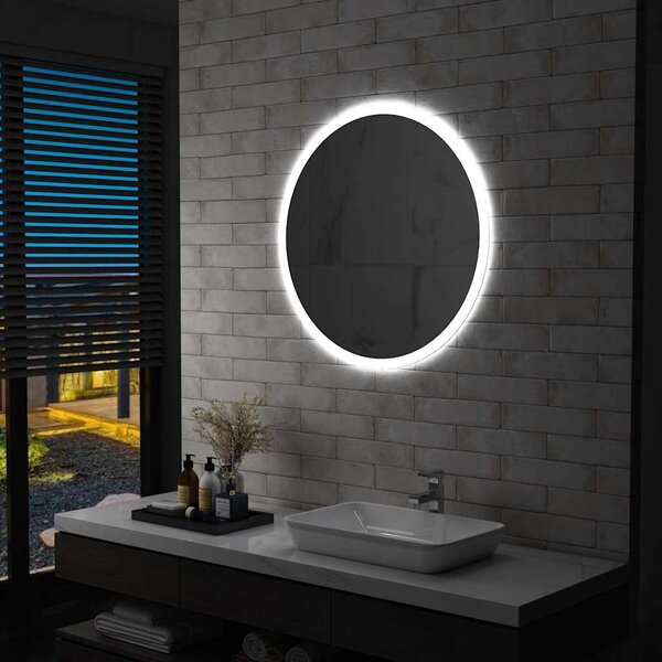 Koupelnové zrcadlo s LED osvětlením 80 cm 144725