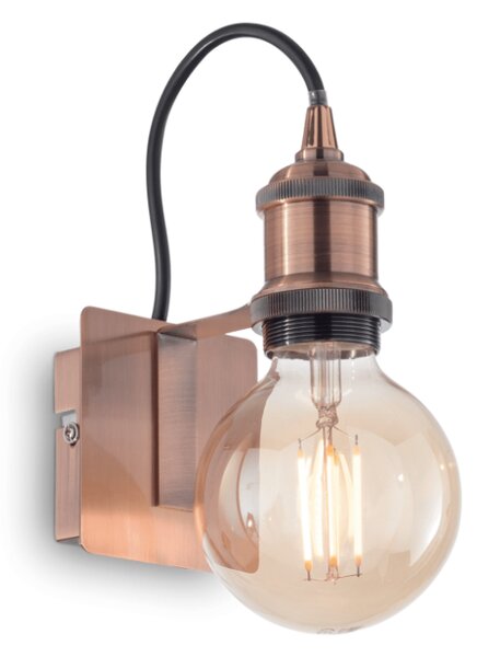 Nástěnné svítidlo Ideal lux 163338 FRIDA AP1 RAME ANTICO 1xE27 60W antická měď