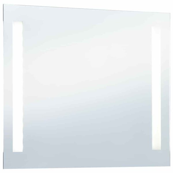 Koupelnové nástěnné zrcadlo s LED osvětlením 100 x 60 cm 144707