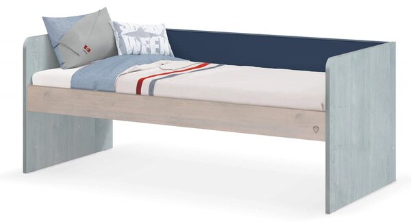 Čilek Patrová postel pro 3 děti 90x200 cm s úložným prostorem (schody) Trio Studio