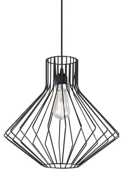 Závěsné svítidlo Ideal lux 167497 Ampolla-4 SP1 NERO 1xE27 60W černá