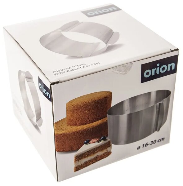Posuvná forma na dort vysoká Ø16/30 cm, nerezová ORION 151780