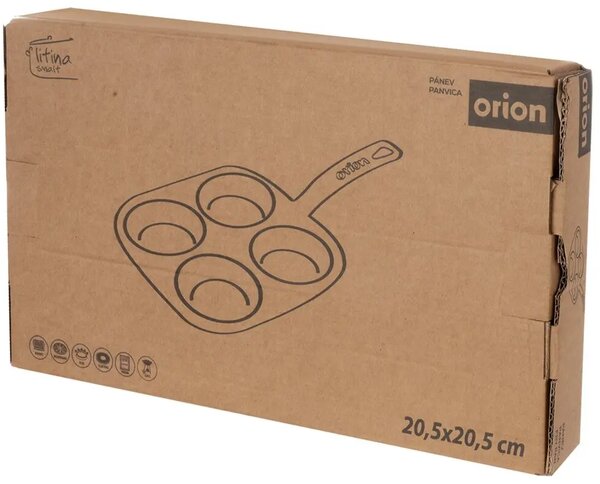 Litina Smalt Pánev na volská oka/lívance 20,5 x 20,5 cm ORION 113229