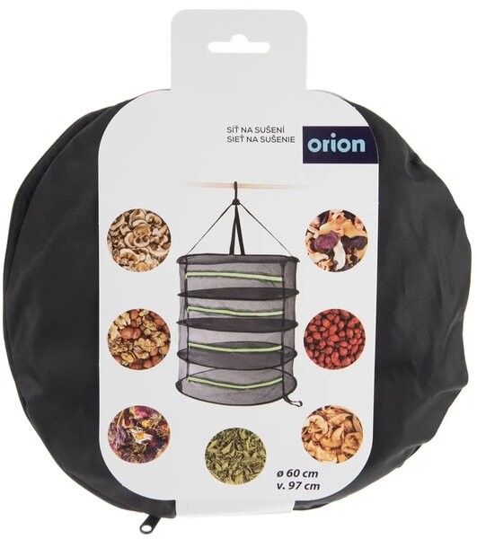 Závěsná 4 patrová síť na sušení Ø 60 cm ORION 780617