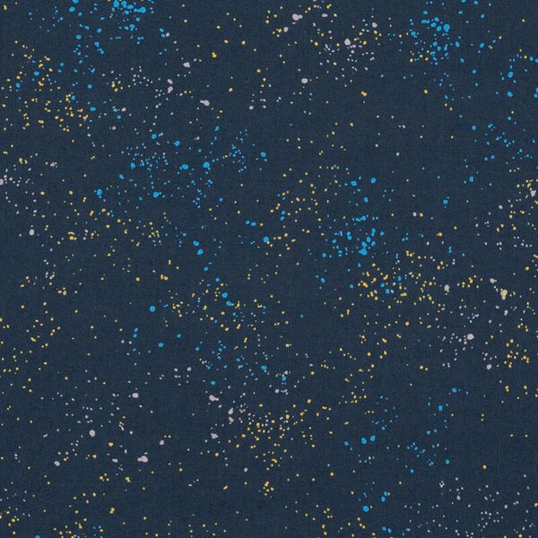 Povlečení KLASIK PLUS planets+galaxy tmavě modrá 140 x 200/70 x 90 cm