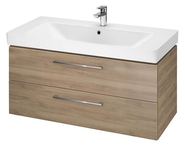 Cersanit - SET B331 LARA MILLE 100cm (SKŘÍŇKA + UMYVADLO), Ořech, S801-331-DSM