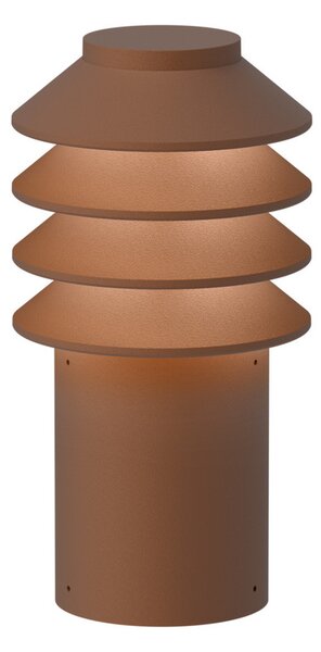 Venkovní svítidla Louis Poulsen, Bysted Garden, Hnědá / Rezavá, Hliník, Design