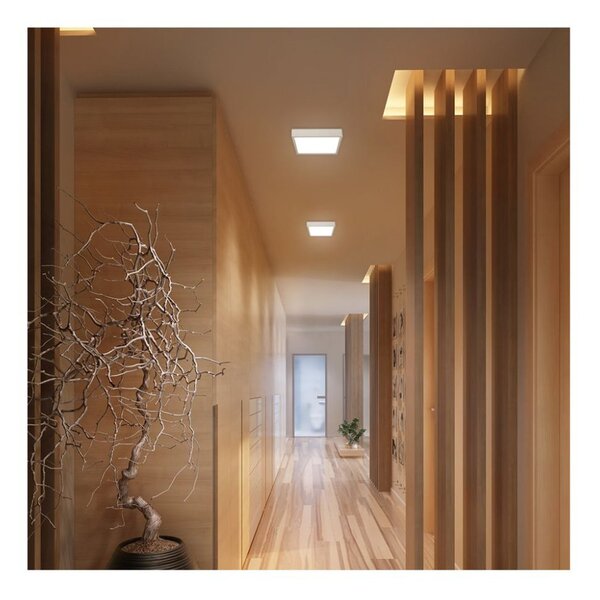 LED2 1183331 SLIM-R ON, S stropní čtvercové svítidlo 145mm 10W / 800lm 3000K bílá