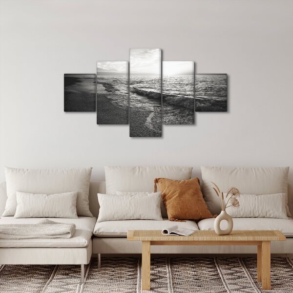 Obraz - Na břehu moře (125x70 cm)