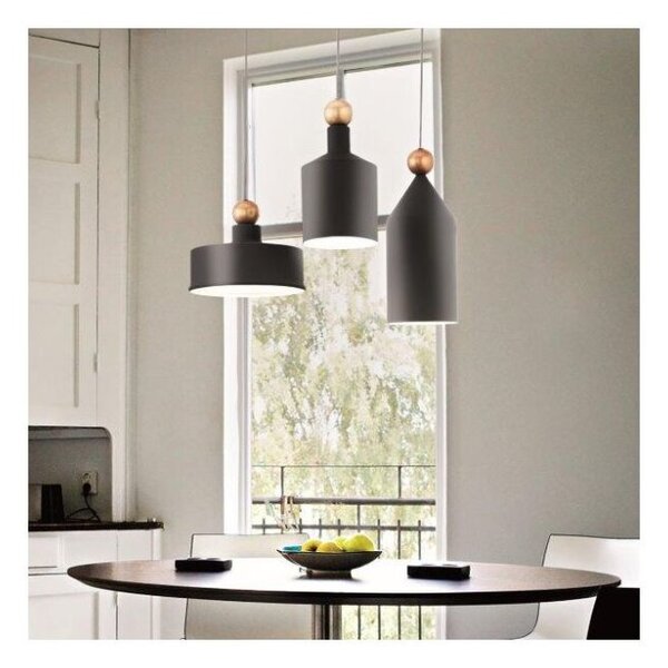 Závěsné svítidlo Ideal lux 221489 TRIADE-2 SP1 1xE27 42W černá