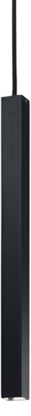 Závěsné svítidlo Ideal lux 194202 Ultrathin SP1 SMALL SQUARE NERO 1xLED 12W / 760lm 3000K černá