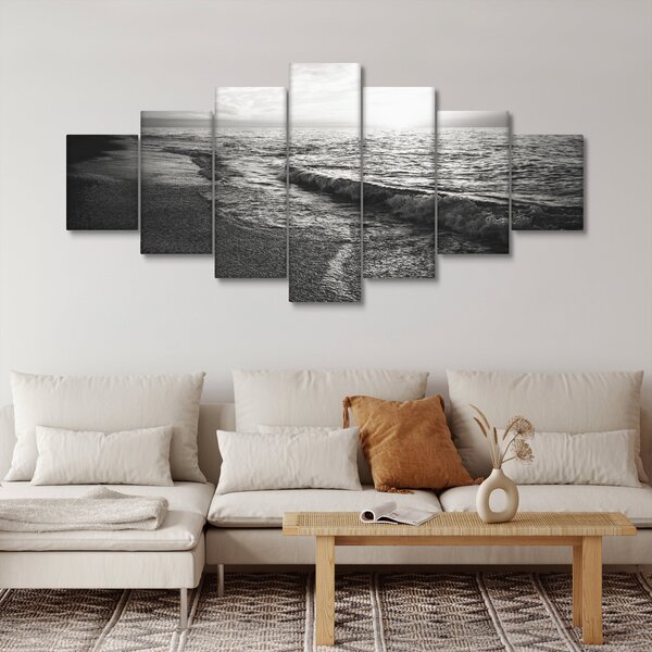 Obraz - Na břehu moře (210x100 cm)
